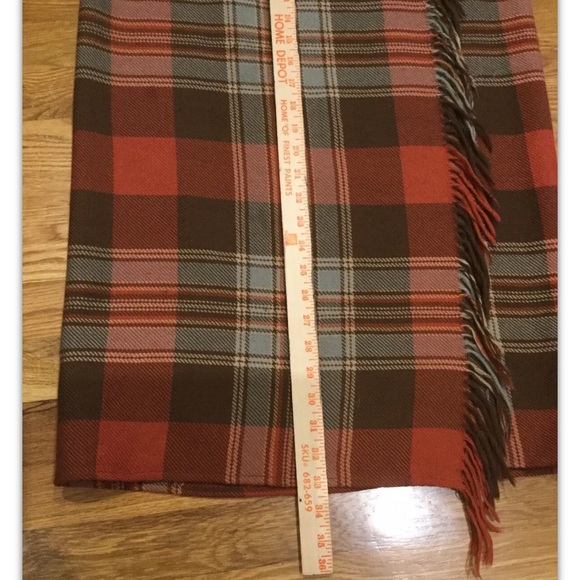 Rare Classic Ralph Lauren Country Plaid Wrap wool Skirt, Sz S/M, Vintage - Picture 6 of 13